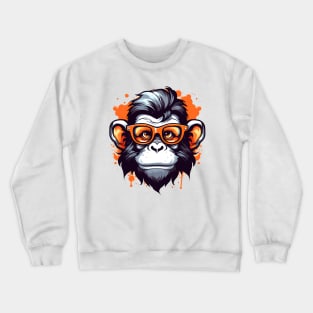 Life is better with bananas and monkeys Crewneck Sweatshirt